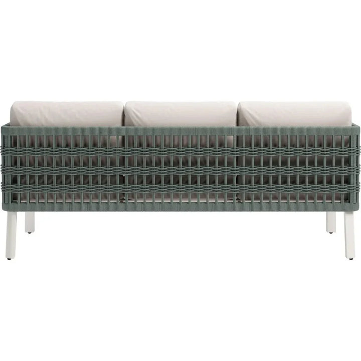 Bridgehampton White Sofa Washable Cushion - LOOMLAN - Zuo Modern - Outdoor Sofas & Loveseats