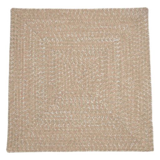 Bridgeport Tweed Square Rugs-Area Rugs-Colonial Mills-Beige Oak-3' x 3'-LOOMLAN