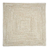 Bridgeport Tweed Square Rugs-Area Rugs-Colonial Mills-Ivory Linen-3' x 3'-LOOMLAN