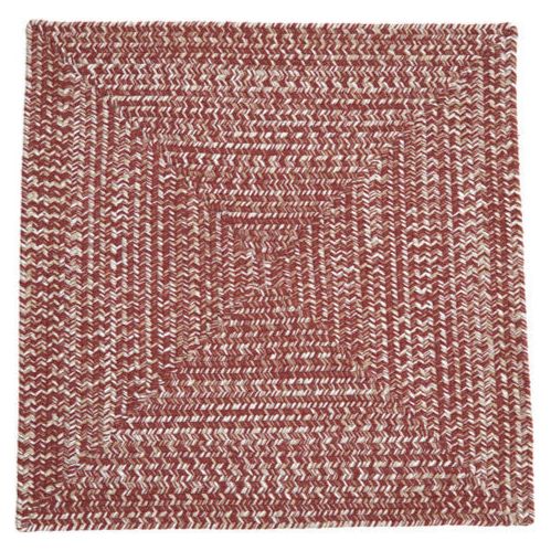 Bridgeport Tweed Square Rugs-Area Rugs-Colonial Mills-Toasted Red-3' x 3'-LOOMLAN