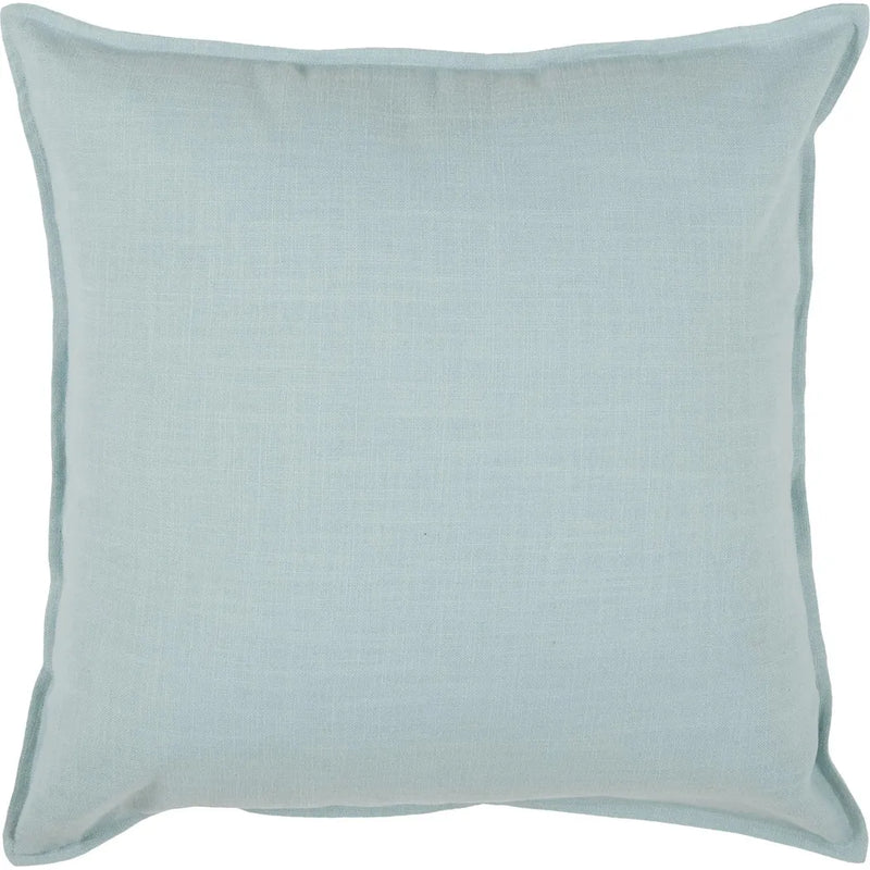 Brie Cotton Throw Pillows For Couch-Throw Pillows-LOOMLAN-Aqua-LOOMLAN