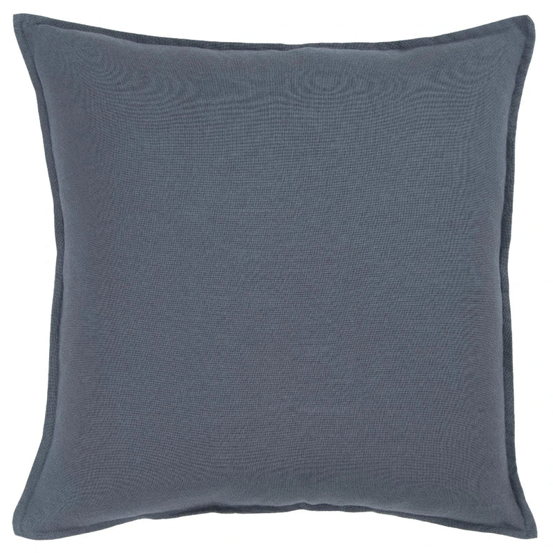 Brie Cotton Throw Pillows For Couch-Throw Pillows-LOOMLAN-Blue-LOOMLAN