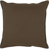 Brie Cotton Throw Pillows For Couch-Throw Pillows-LOOMLAN-Brown-LOOMLAN