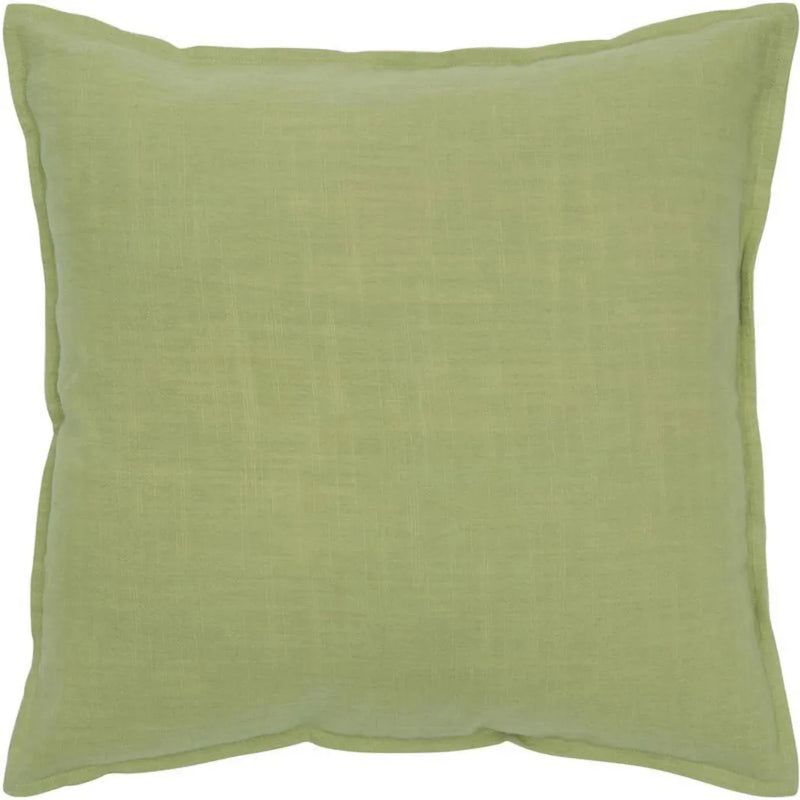 Brie Cotton Throw Pillows For Couch-Throw Pillows-LOOMLAN-Lime Green-LOOMLAN