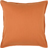 Brie Cotton Throw Pillows For Couch-Throw Pillows-LOOMLAN-Orange-LOOMLAN