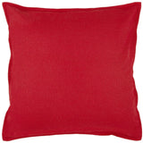 Brie Cotton Throw Pillows For Couch-Throw Pillows-LOOMLAN-Red-LOOMLAN