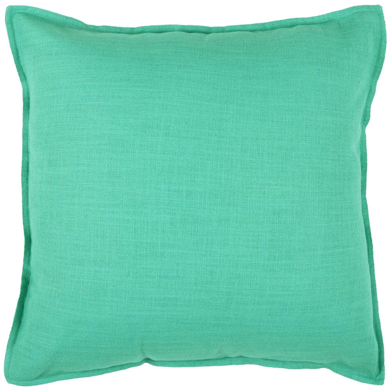 Brie Cotton Throw Pillows For Couch-Throw Pillows-LOOMLAN-Turquoise/Green-LOOMLAN