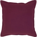 Brie Cotton Throw Pillows For Couch-Throw Pillows-LOOMLAN-Wine-LOOMLAN