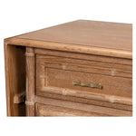 Brighton Cabinet Wood Traditional Brown 35" Wide