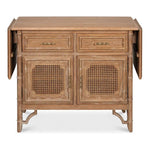 Brighton Cabinet Wood Traditional Brown 35" Wide