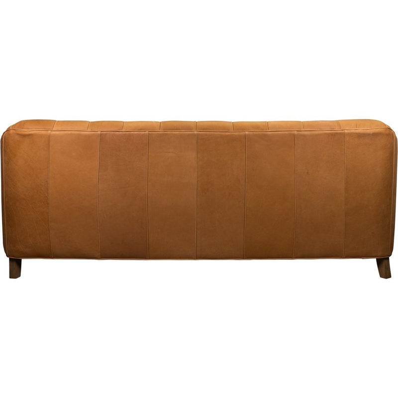 Brighton Elegant Design Leather Sofa-Sofas & Loveseats-Olivia + Quinn-LOOMLAN