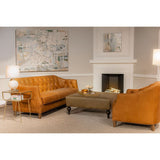 Brighton Elegant Design Leather Sofa-Sofas & Loveseats-Olivia + Quinn-LOOMLAN