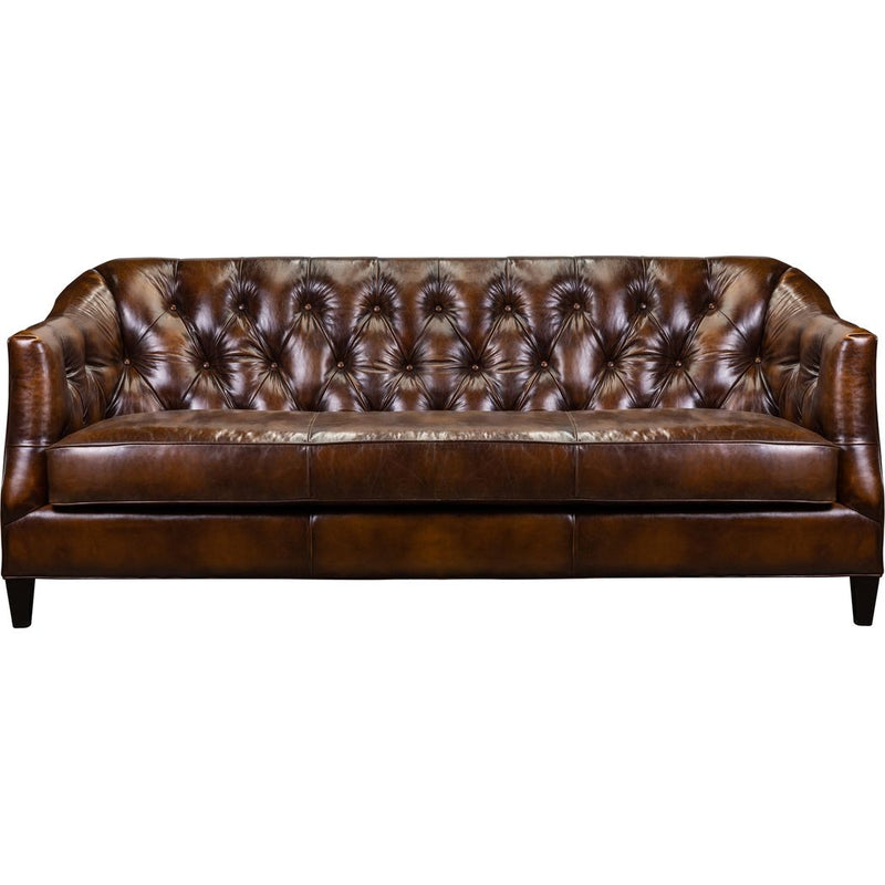 Brighton Elegant Design Leather Sofa-Sofas & Loveseats-Olivia + Quinn-LOOMLAN