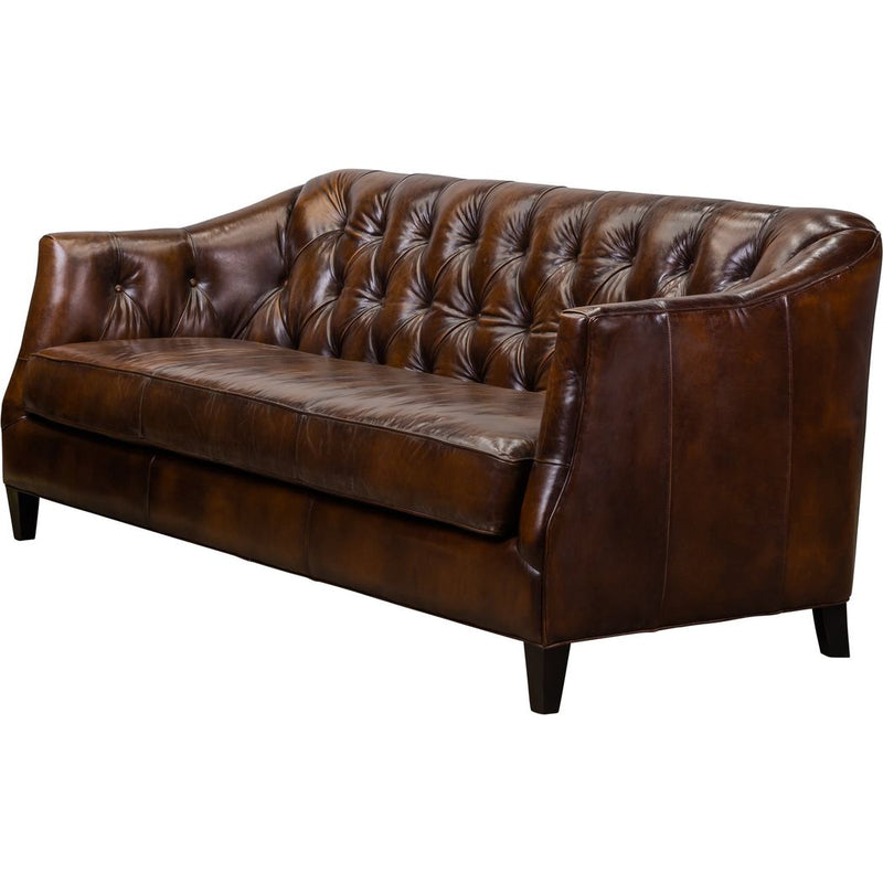 Brighton Elegant Design Leather Sofa-Sofas & Loveseats-Olivia + Quinn-LOOMLAN