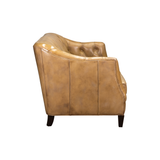 Brighton Elegant Design Leather Sofa-Sofas & Loveseats-Olivia + Quinn-LOOMLAN