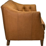 Brighton Elegant Design Leather Sofa-Sofas & Loveseats-Olivia + Quinn-LOOMLAN