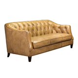 Brighton Elegant Design Leather Sofa-Sofas & Loveseats-Olivia + Quinn-Bedford Branston-LOOMLAN