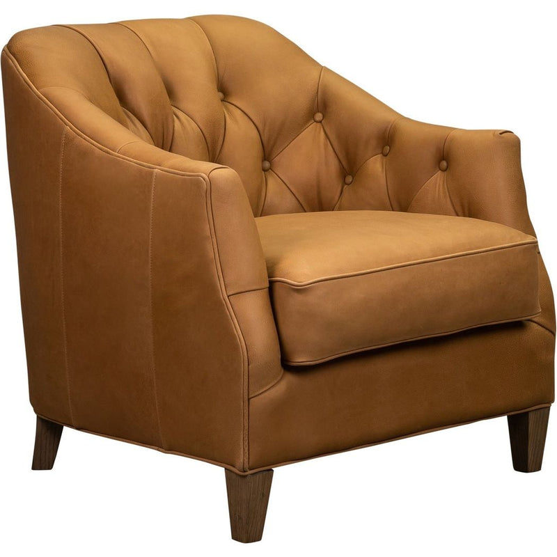 Brighton Leather Classic Elegance Chair-Club Chairs-Olivia + Quinn-LOOMLAN