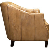 Brighton Leather Classic Elegance Chair-Club Chairs-Olivia + Quinn-LOOMLAN