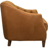 Brighton Leather Classic Elegance Chair-Club Chairs-Olivia + Quinn-LOOMLAN