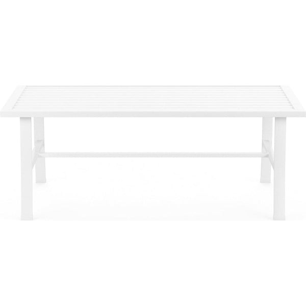 Bristol Aluminum Outdoor Coffee Table-Outdoor Coffee Tables-Sunset West-LOOMLAN