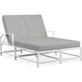 Bristol Sunbrella Double Outdoor Chaise-Outdoor Chaises-Sunset West-Canvas Granite-LOOMLAN