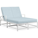 Bristol Sunbrella Double Outdoor Chaise-Outdoor Chaises-Sunset West-Canvas Skyline-LOOMLAN