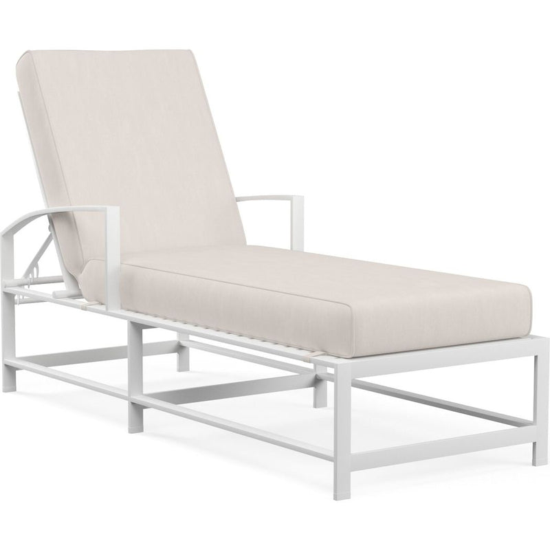 Bristol Sunbrella Outdoor Chaise-Outdoor Chaises-Sunset West-Canvas Natural-LOOMLAN