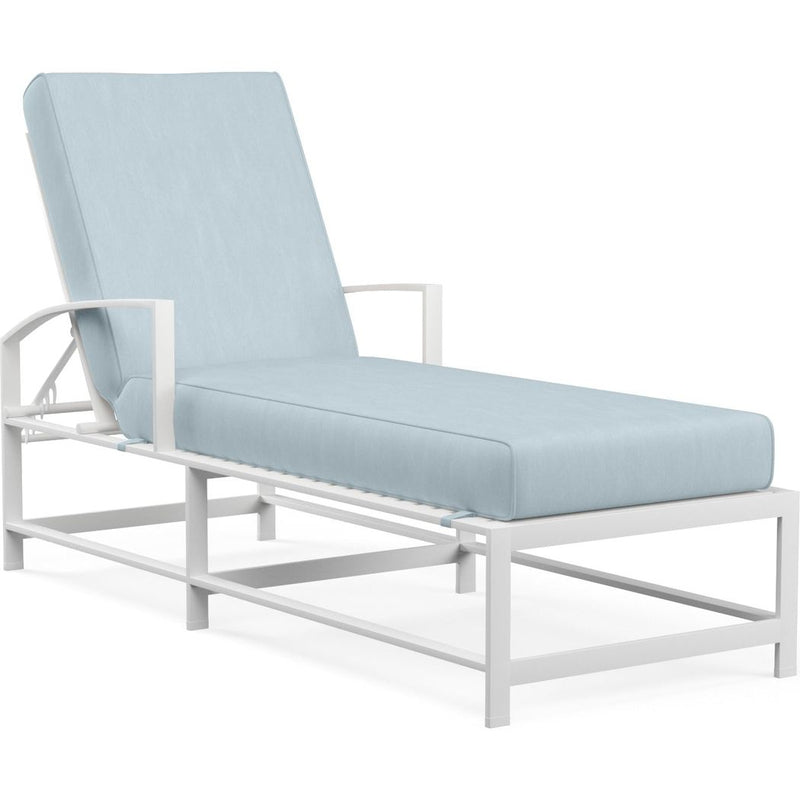 Bristol Sunbrella Outdoor Chaise-Outdoor Chaises-Sunset West-Canvas Skyline-LOOMLAN