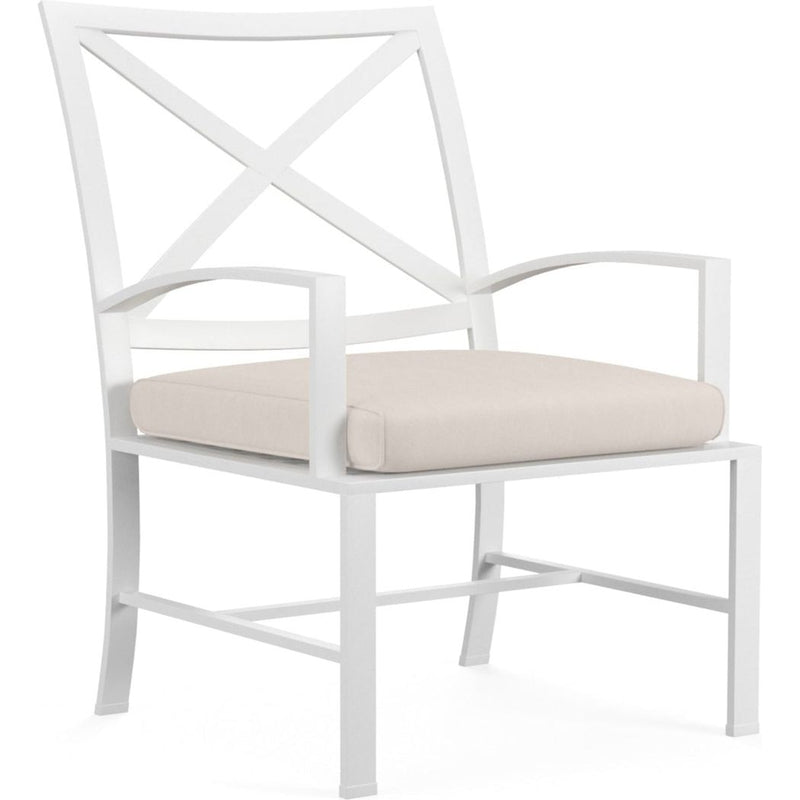 Bristol Sunbrella Outdoor Dining Chair 2PC-Outdoor Dining Chairs-Sunset West-Canvas Natural-LOOMLAN