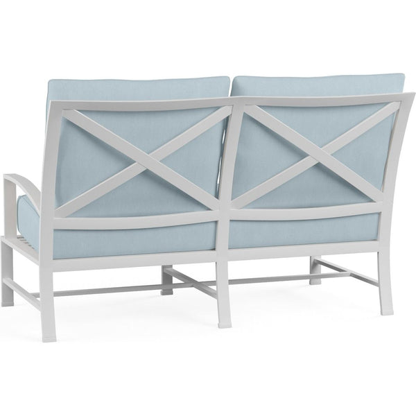 Bristol Sunbrella Outdoor Loveseat-Outdoor Sofas & Loveseats-Sunset West-LOOMLAN