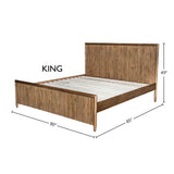 Britanica Modern Elegance Wooden Bed-Beds-LH Imports-LOOMLAN