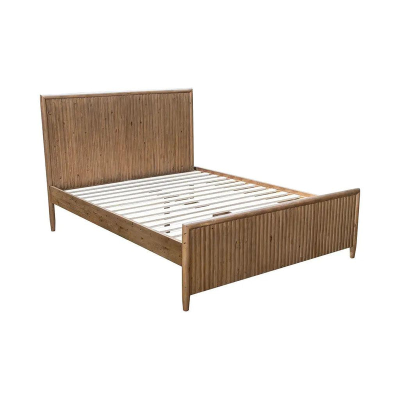 Britanica Modern Elegance Wooden Bed-Beds-LH Imports-King-LOOMLAN