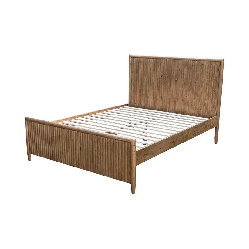 Britanica Modern Elegance Wooden Bed-Beds-LH Imports-LOOMLAN