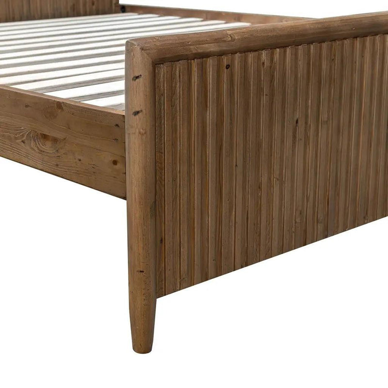 Britanica Modern Elegance Wooden Bed-Beds-LH Imports-LOOMLAN