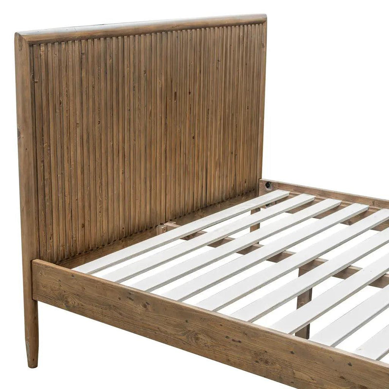 Britanica Modern Elegance Wooden Bed-Beds-LH Imports-LOOMLAN