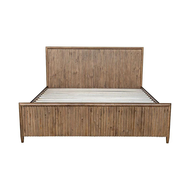 Britanica Modern Elegance Wooden Bed-Beds-LH Imports-LOOMLAN