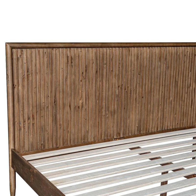 Britanica Modern Elegance Wooden Bed-Beds-LH Imports-LOOMLAN