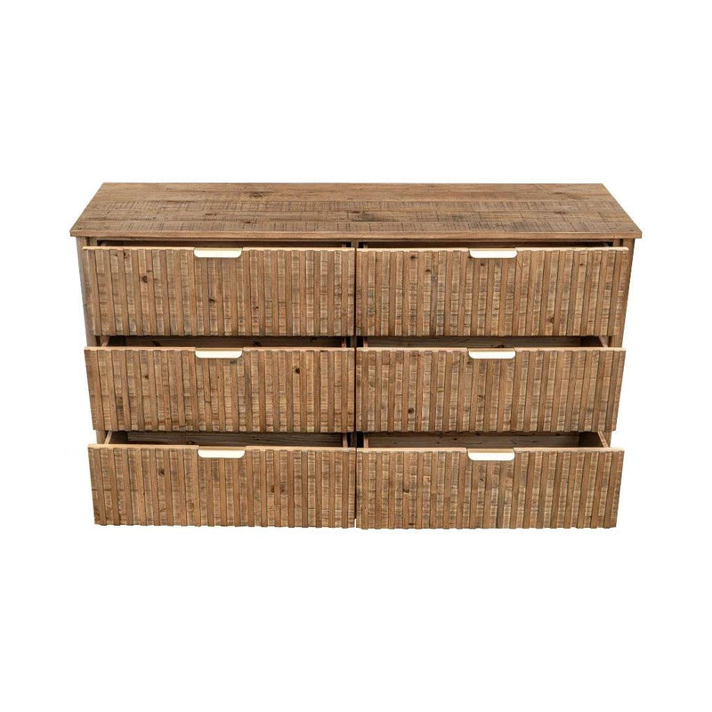 Britanica Modern Rustic6 Drawer Dresser