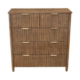 Britanica Modernd Wooden 5 Drawer Chest