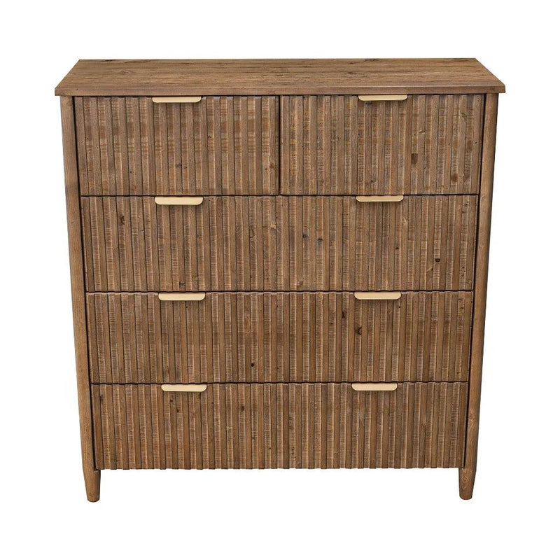 Britanica Modernd Wooden 5 Drawer Chest