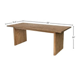 Britanica Wood Rectangular Dining Table-Dining Tables-LH Imports-LOOMLAN