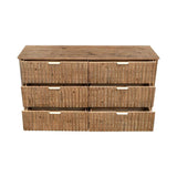 Britanica Modern Rustic Designed 6 Drawer Dresser