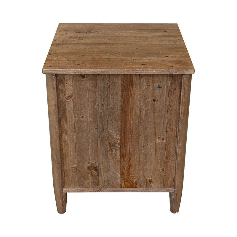 Britanica Wooden Brown 2 Drawer Nightstand