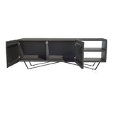  Brolio Contemporary Solid Wood Media Sideboard TV Stand Moe' Home