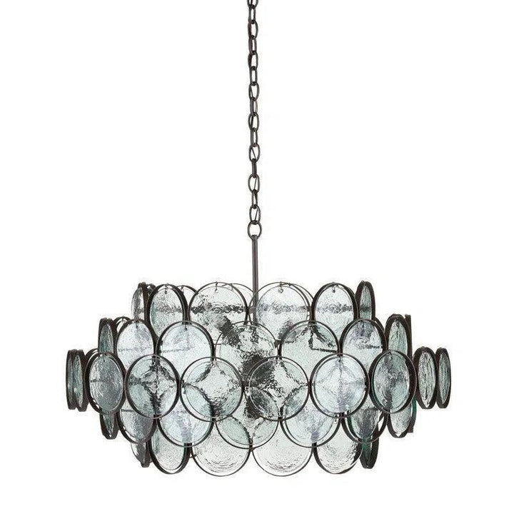 Bronze Galahad Small Chandelier - LOOMLAN - Currey & Co - Chandeliers