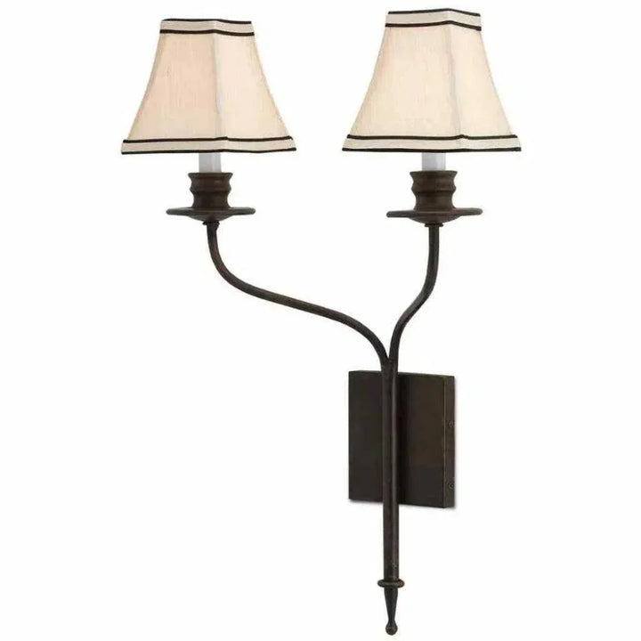 Bronze Gold Highlight Wall Sconce - LOOMLAN - Currey & Co - Wall Sconces