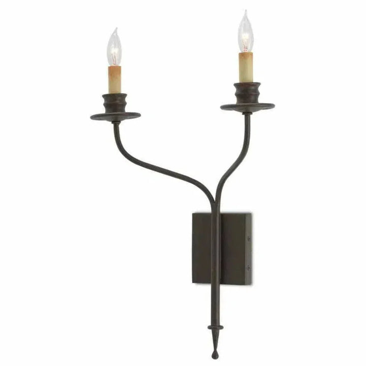 Bronze Gold Highlight Wall Sconce - LOOMLAN - Currey & Co - Wall Sconces