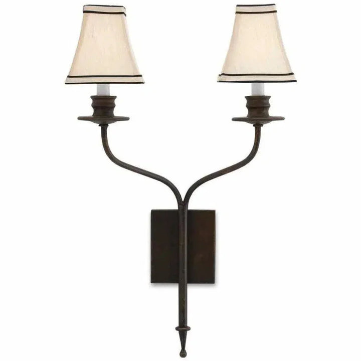Bronze Gold Highlight Wall Sconce - LOOMLAN - Currey & Co - Wall Sconces