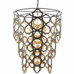 Bronze Gold Leaf Mauresque Chandelier